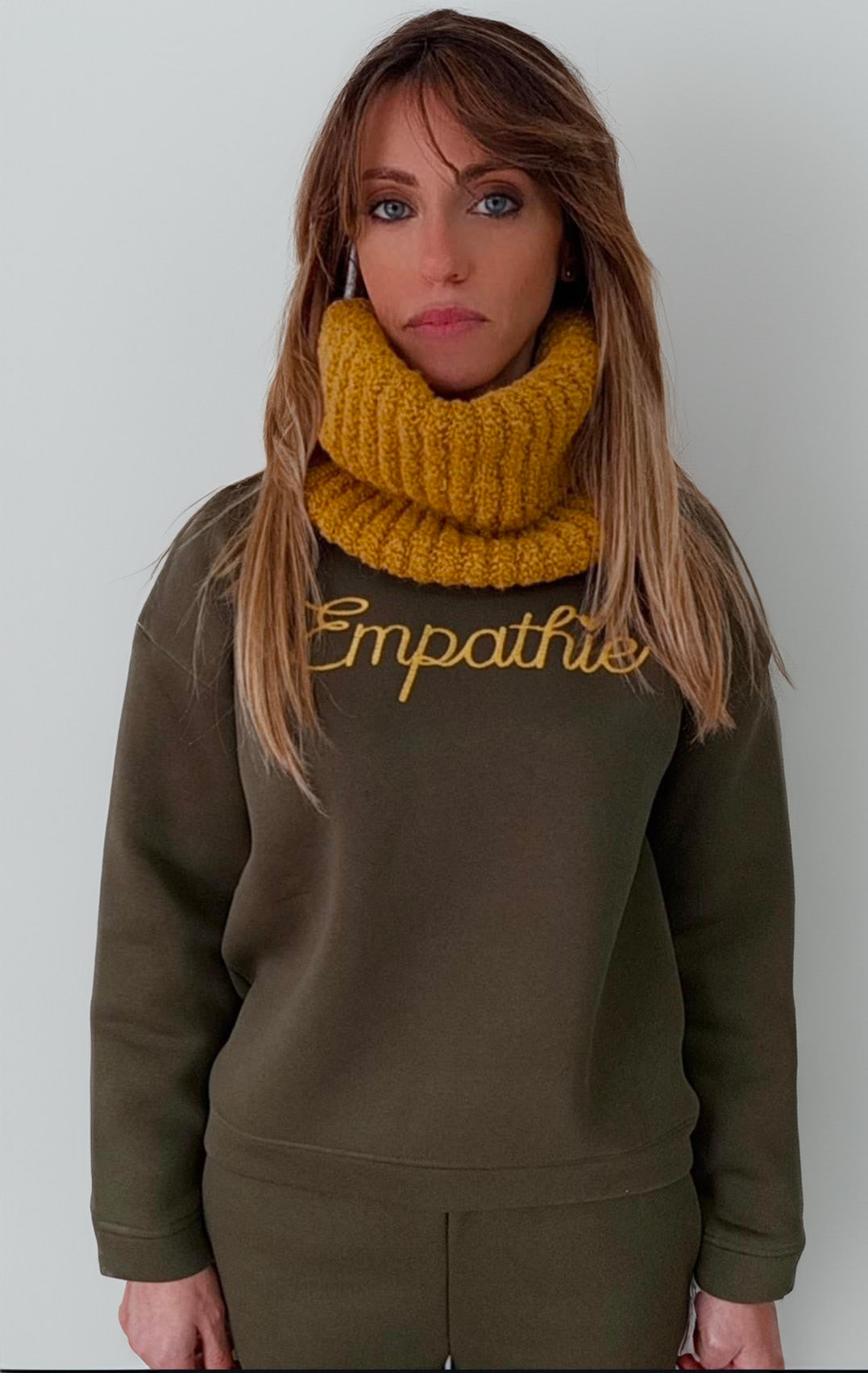 Felpa girocollo in cotone 100x100