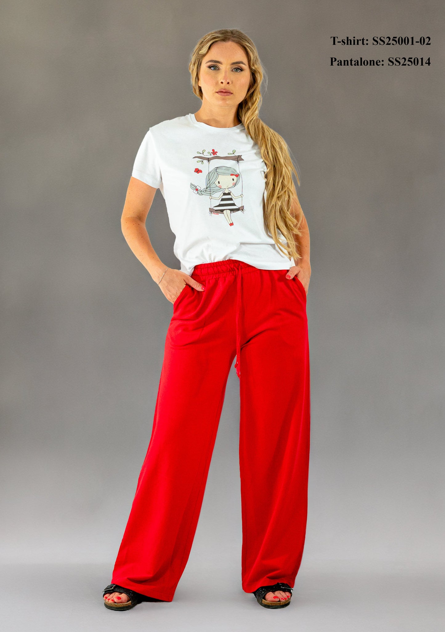 T-Shirt Jersey fiammato