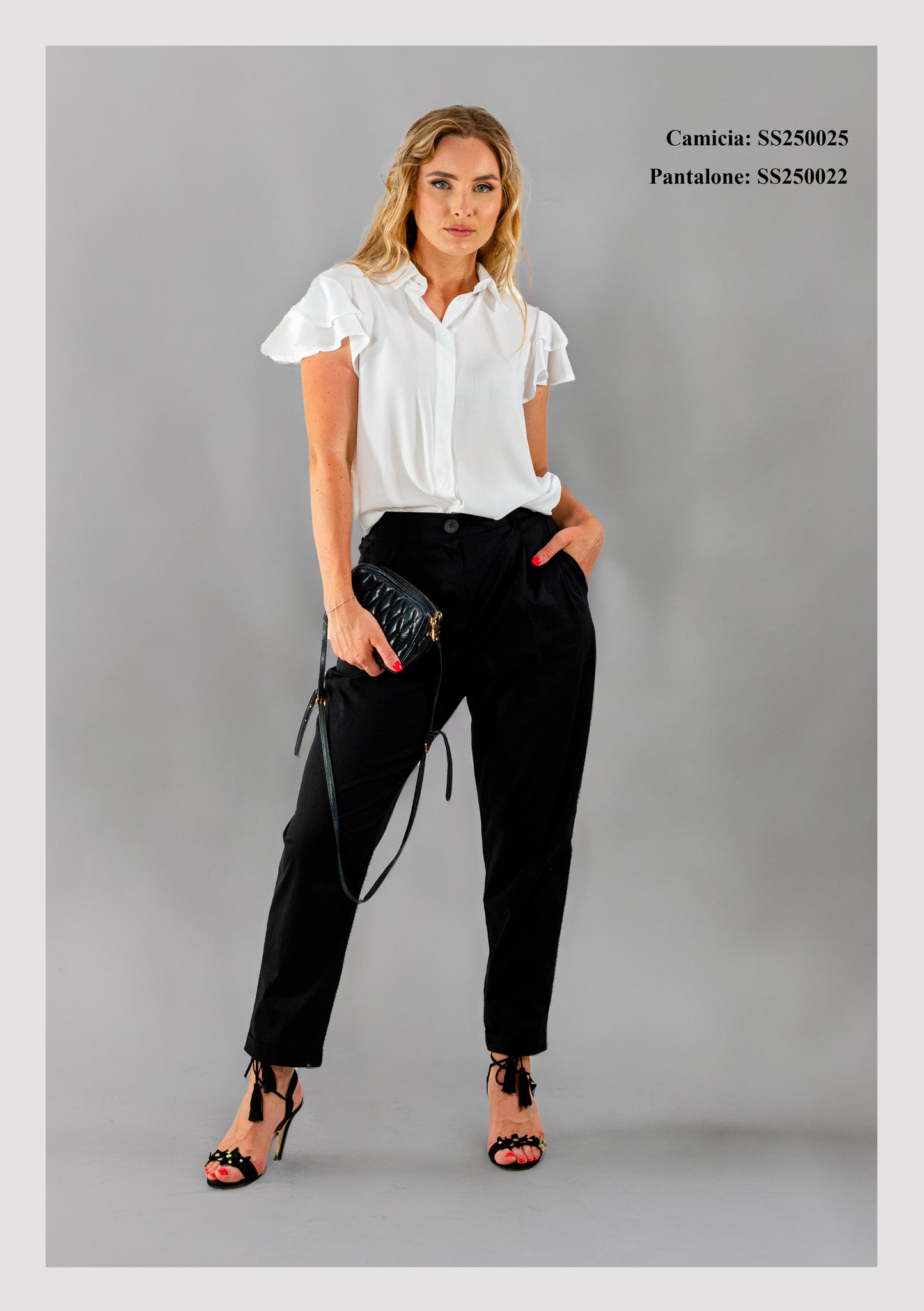 Pantalone in cottone naturale