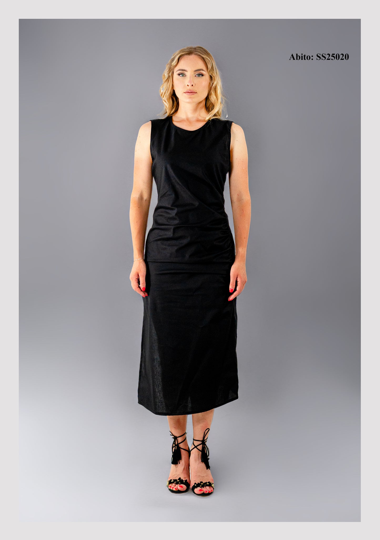 Abito in cotone popeline