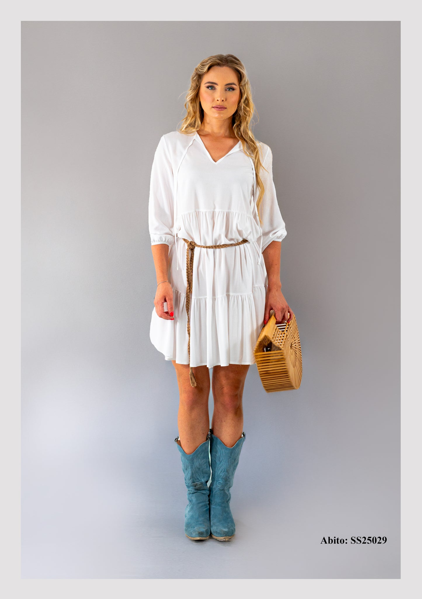 Mini dress mussola di viscosa