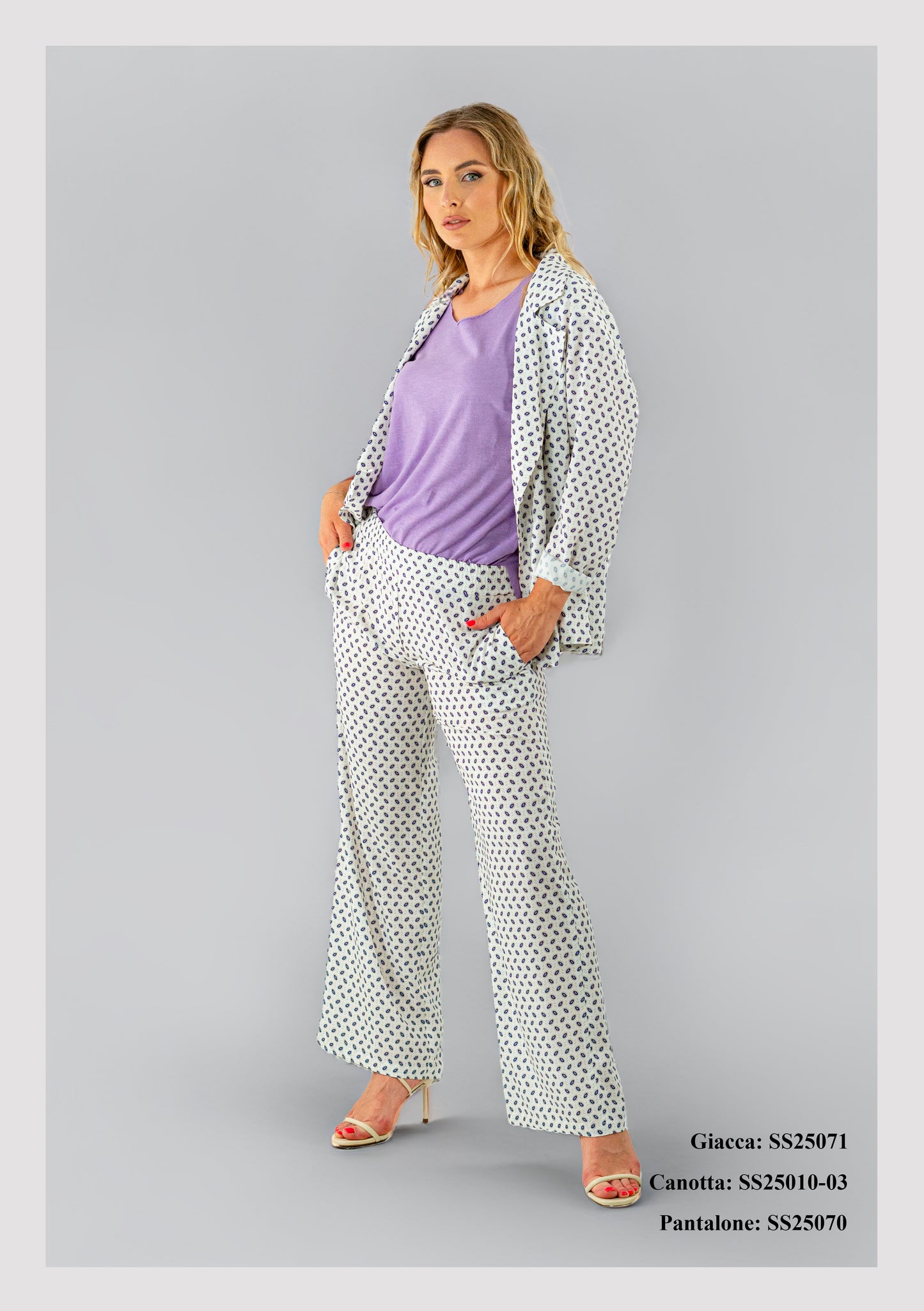 Canotta cotone 100% jersey fiammato