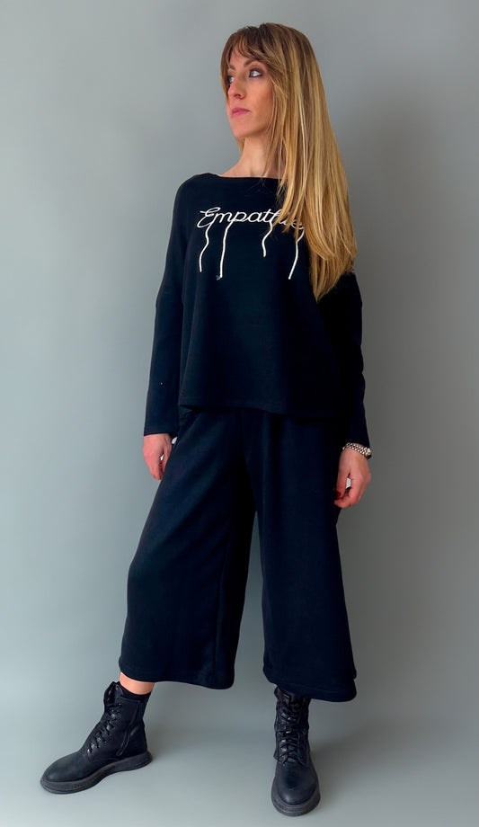 Maglia girocollo in caldo cotone