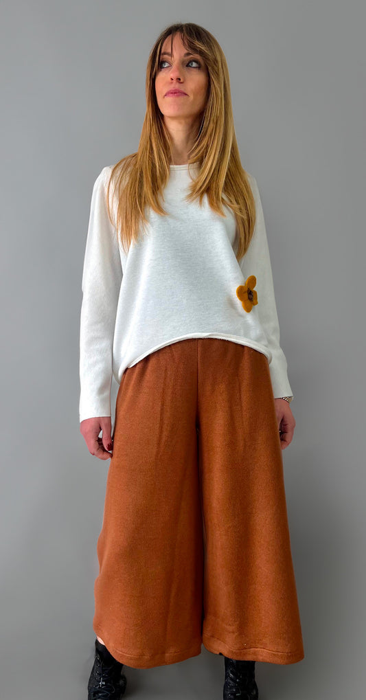 Maglia basic evoluta in caldo cotone