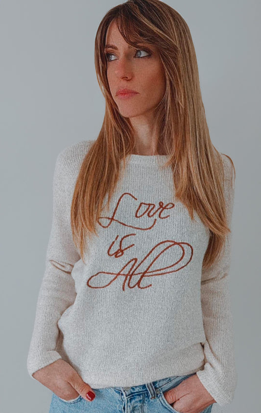 Maglione basic fit in lana