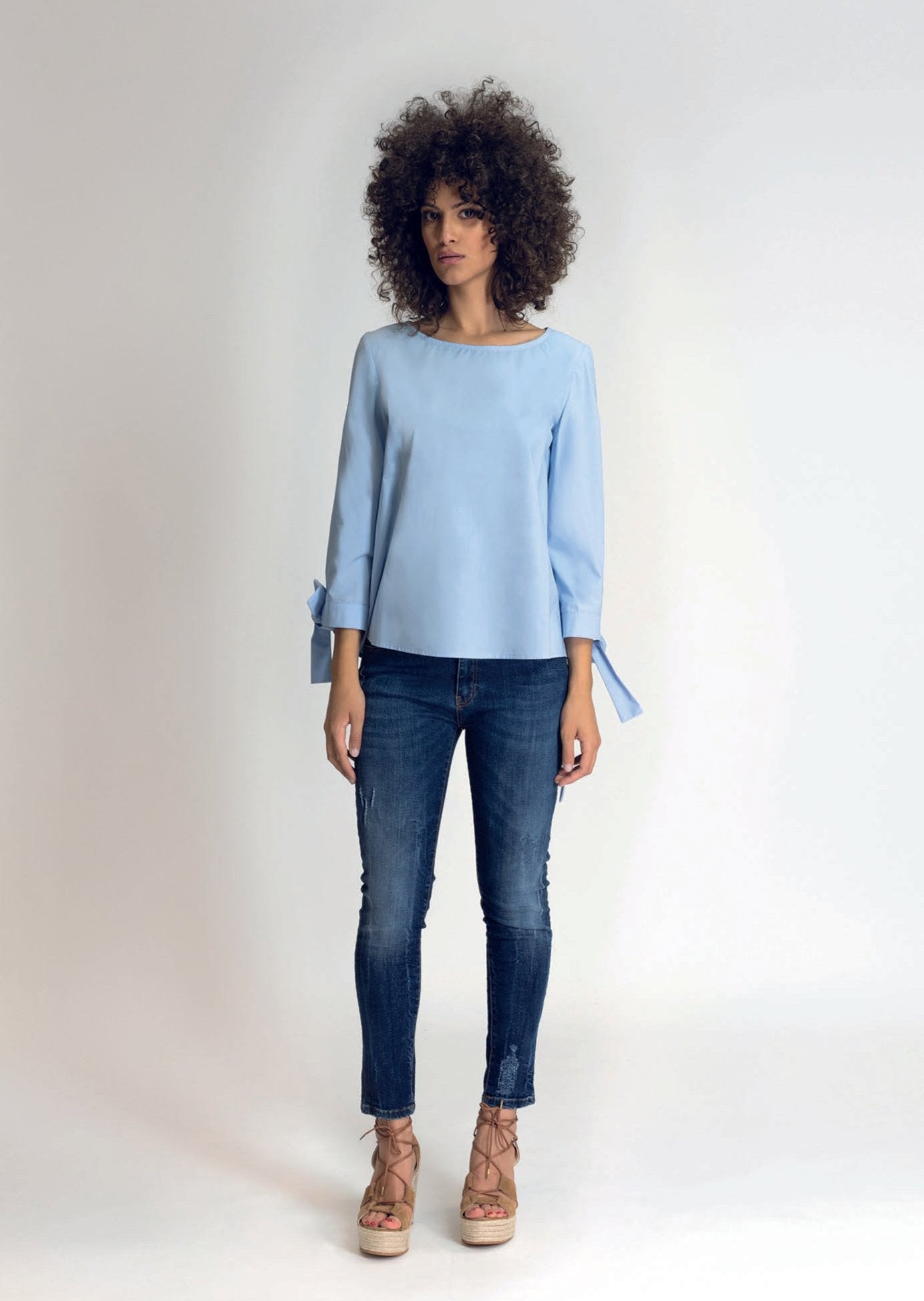 Blusa in cotone