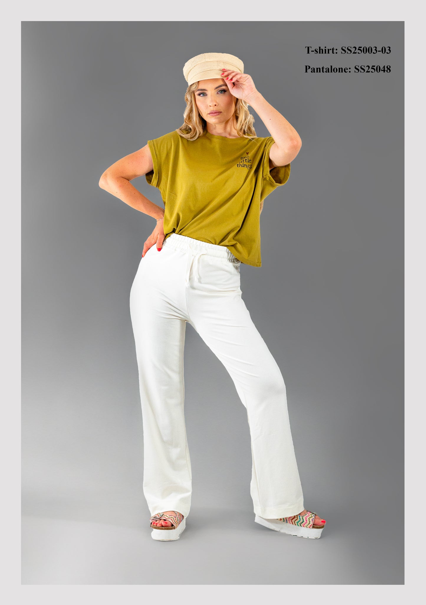 T-Shirt in Jersey fisso